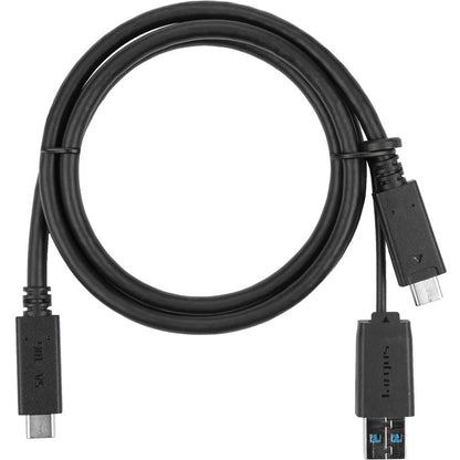 Targus 1M USB-C Male to USB-C Male Cable with USB-A Tether ACC1126GLX