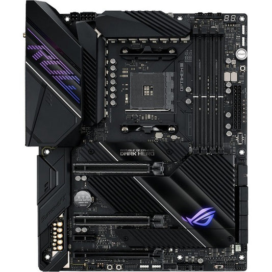 Asus ROG Crosshair VIII Dark Hero Desktop Motherboard - AMD Chipset - Socket AM4 - ATX ROG CROSSHAIRVIIIDARKHERO