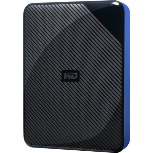 WD WDBDFF0020BBK-WESN 2 TB Portable Hard Drive - 2.5" External - Black, Blue WDBDFF0020BBK-WESN