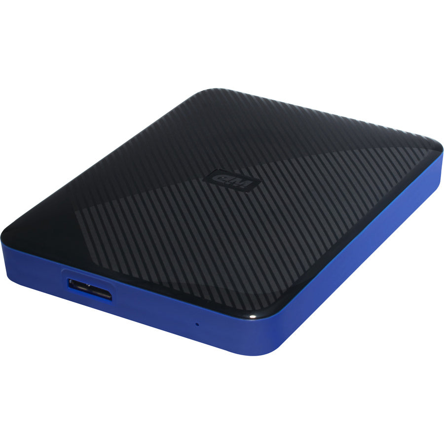 WD WDBDFF0020BBK-WESN 2 TB Portable Hard Drive - 2.5" External - Black, Blue WDBDFF0020BBK-WESN