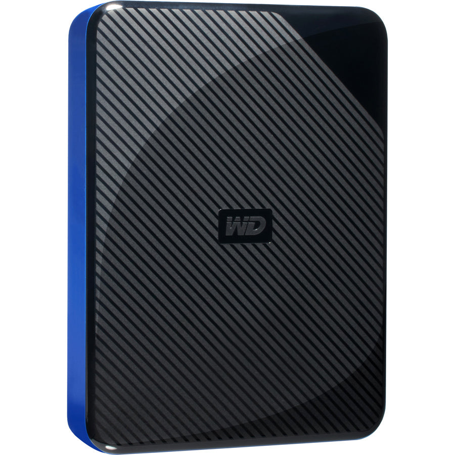 WD WDBDFF0020BBK-WESN 2 TB Portable Hard Drive - 2.5" External - Black, Blue WDBDFF0020BBK-WESN