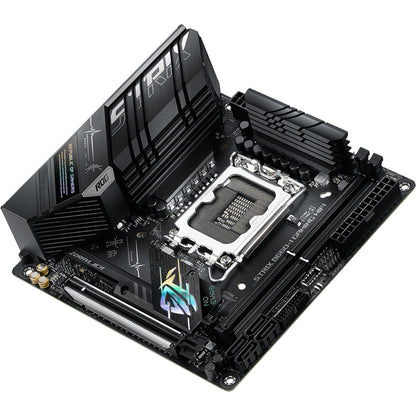 Asus ROG Strix B660-I GAMING WIFI Gaming Desktop Motherboard - Intel B660 Chipset - Socket LGA-1700 - Intel Optane Memory Ready - Mini ITX ROGSTRIXB660-IGAMINGWIFI