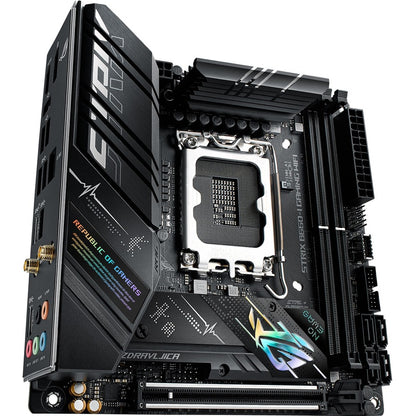 Asus ROG Strix B660-I GAMING WIFI Gaming Desktop Motherboard - Intel B660 Chipset - Socket LGA-1700 - Intel Optane Memory Ready - Mini ITX ROGSTRIXB660-IGAMINGWIFI