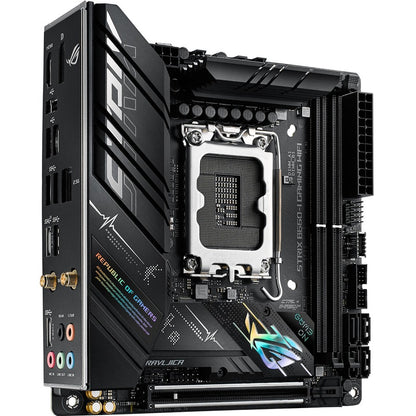 Asus ROG Strix B660-I GAMING WIFI Gaming Desktop Motherboard - Intel B660 Chipset - Socket LGA-1700 - Intel Optane Memory Ready - Mini ITX ROGSTRIXB660-IGAMINGWIFI