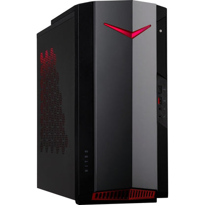 Acer Nitro N50-640-ER11 Gaming Desktop Computer - Intel Core i5 12th Gen i5-12400F Hexa-core (6 Core) 2.50 GHz - 8 GB RAM DDR4 SDRAM - 1 TB HDD - 256 GB PCI Express SSD DG.E2VAA.001