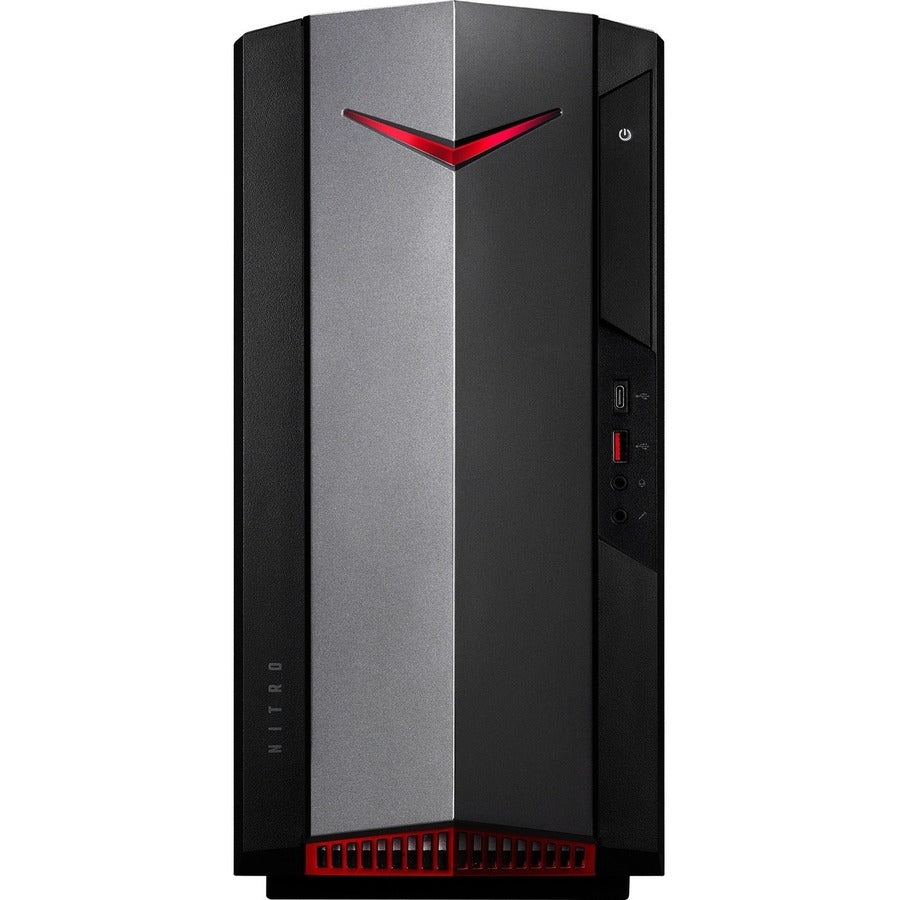 Acer Nitro N50-640-ER11 Gaming Desktop Computer - Intel Core i5 12th Gen i5-12400F Hexa-core (6 Core) 2.50 GHz - 8 GB RAM DDR4 SDRAM - 1 TB HDD - 256 GB PCI Express SSD DG.E2VAA.001