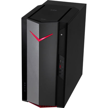 Acer Nitro N50-640-ER11 Gaming Desktop Computer - Intel Core i5 12th Gen i5-12400F Hexa-core (6 Core) 2.50 GHz - 8 GB RAM DDR4 SDRAM - 1 TB HDD - 256 GB PCI Express SSD DG.E2VAA.001