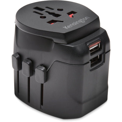 Kensington International Travel Adapter - Grounded (3-Prong) with Dual USB Ports K38238WW