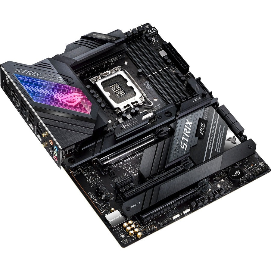 Carte mère de bureau Asus ROG Strix Z690-E GAMING WIFI - Chipset Intel Z690 - Socket LGA-1700 - Mémoire Intel Optane compatible - ATX ROG STRIX Z690-E GAMING WIFI