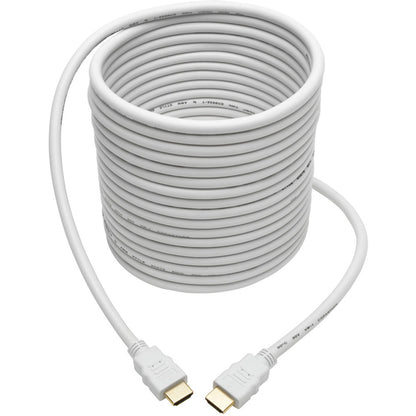 Tripp Lite High-Speed HDMI Cable with Digital Video and Audio, HD 1080p (M/M), White, 25 ft P568-025-WH