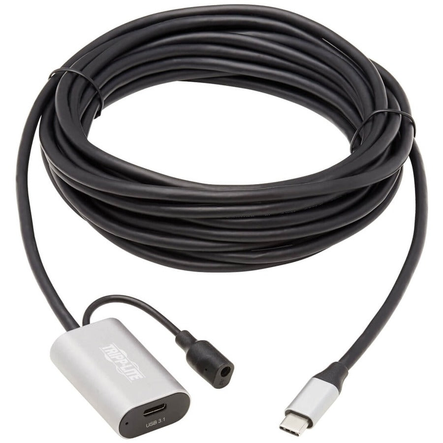 Tripp Lite U330-05M-C2C USB-C Active Extension Cable, USB-C to USB-C (M/F), 16 ft. (5 m) U330-05M-C2C