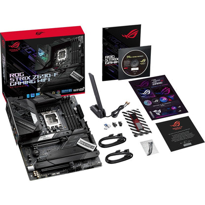 Carte mère de bureau Asus ROG Strix Z690-F GAMING WIFI - Chipset Intel Z690 - Socket LGA-1700 - Mémoire Intel Optane compatible - ATX ROG STRIX Z690-F GAMING WIFI