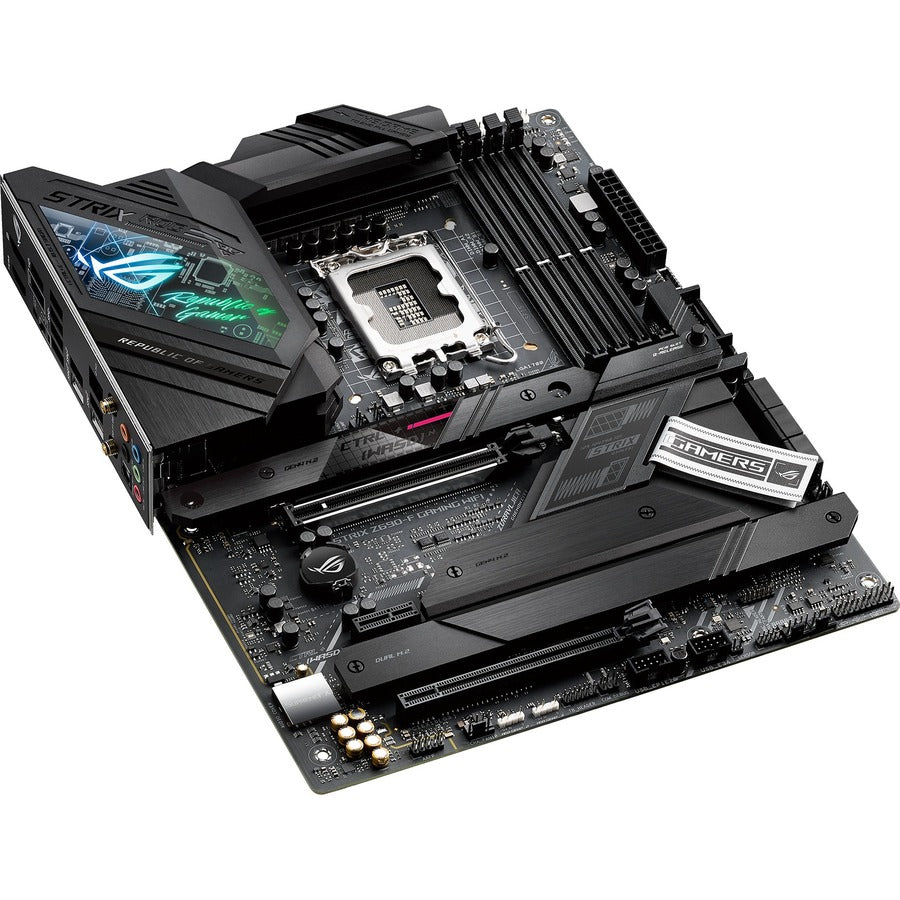 Carte mère de bureau Asus ROG Strix Z690-F GAMING WIFI - Chipset Intel Z690 - Socket LGA-1700 - Mémoire Intel Optane compatible - ATX ROG STRIX Z690-F GAMING WIFI