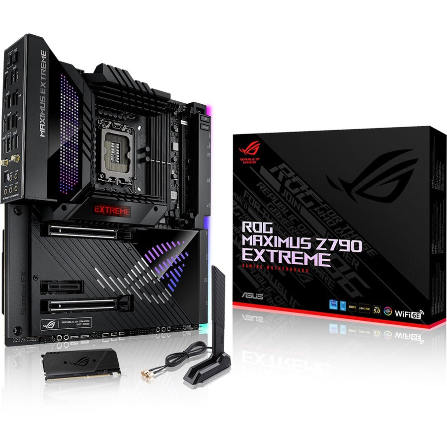 Asus ROG Maximus Z790 Extreme Gaming Desktop Motherboard - Intel Z790 Chipset - Socket LGA-1700 - Extended ATX ROGMAXIMUSZ790EXTREME