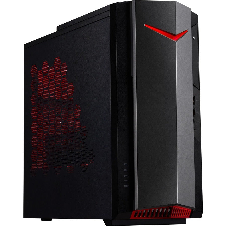 Acer Nitro N50-640 Gaming Desktop Computer - Intel Core i7 12th Gen i7-12700F Dodeca-core (12 Core) 2.10 GHz - 16 GB RAM DDR4 SDRAM - 1 TB PCI Express SSD DG.E2VAA.009