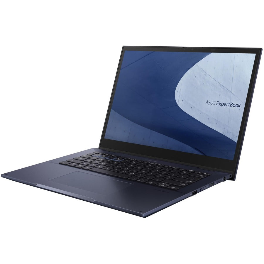 Asus ExpertBook B7 Flip B7402F B7402FEA-Q73SP-CB 14" Touchscreen Convertible Notebook - WQXGA - 2560 x 1600 - Intel Core i7 11th Gen i7-1195G7 Quad-core (4 Core) 2.90 GHz - 16 GB Total RAM - 1 TB SSD - Star Black B7402FEA-Q73SP-CB