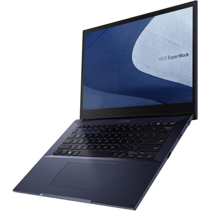 Asus ExpertBook B7 Flip B7402F B7402FEA-Q73SP-CB 14" Touchscreen Convertible Notebook - WQXGA - 2560 x 1600 - Intel Core i7 11th Gen i7-1195G7 Quad-core (4 Core) 2.90 GHz - 16 GB Total RAM - 1 TB SSD - Star Black B7402FEA-Q73SP-CB