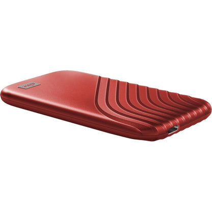 WD My Passport WDBAGF0020BRD-WESN 2 TB Portable Solid State Drive - External - Red WDBAGF0020BRD-WESN