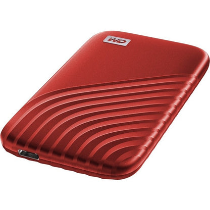 WD My Passport WDBAGF0020BRD-WESN 2 TB Portable Solid State Drive - External - Red WDBAGF0020BRD-WESN