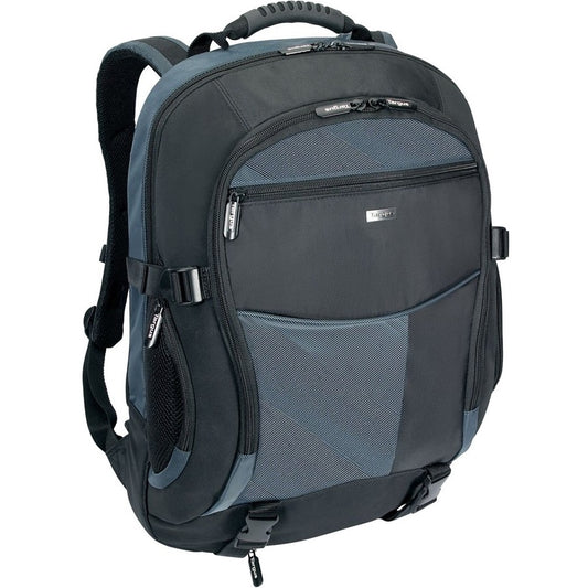 Targus Atmosphere TCB001CA Carrying Case (Backpack) for 17" to 18" Notebook - Black, Blue TCB001CA