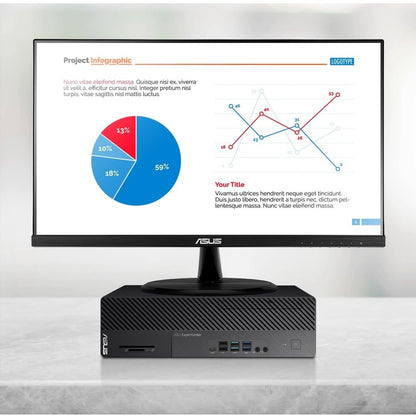 Ordinateur de bureau Asus ExpertCenter D700SD-Q73P - Intel Core i7 12e génération i7-12700 Dodeca-core (12 cœurs) 2,10 GHz - 8 Go de RAM DDR4 SDRAM - SSD M.2 PCI Express NVMe 512 Go - Petit facteur de forme - Noir D700SD-Q73P