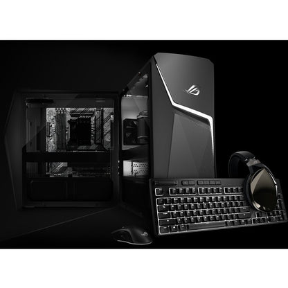 Asus ROG Strix G10CE-DBI5660 Gaming Desktop Computer - Intel Core i5 11th Gen i5-11400F Hexa-core (6 Core) 2.60 GHz - 16 GB RAM DDR4 SDRAM - 1 TB HDD - 512 GB M.2 PCI Express NVMe 3.0 SSD - Tower - Gray G10CE-DBI5660