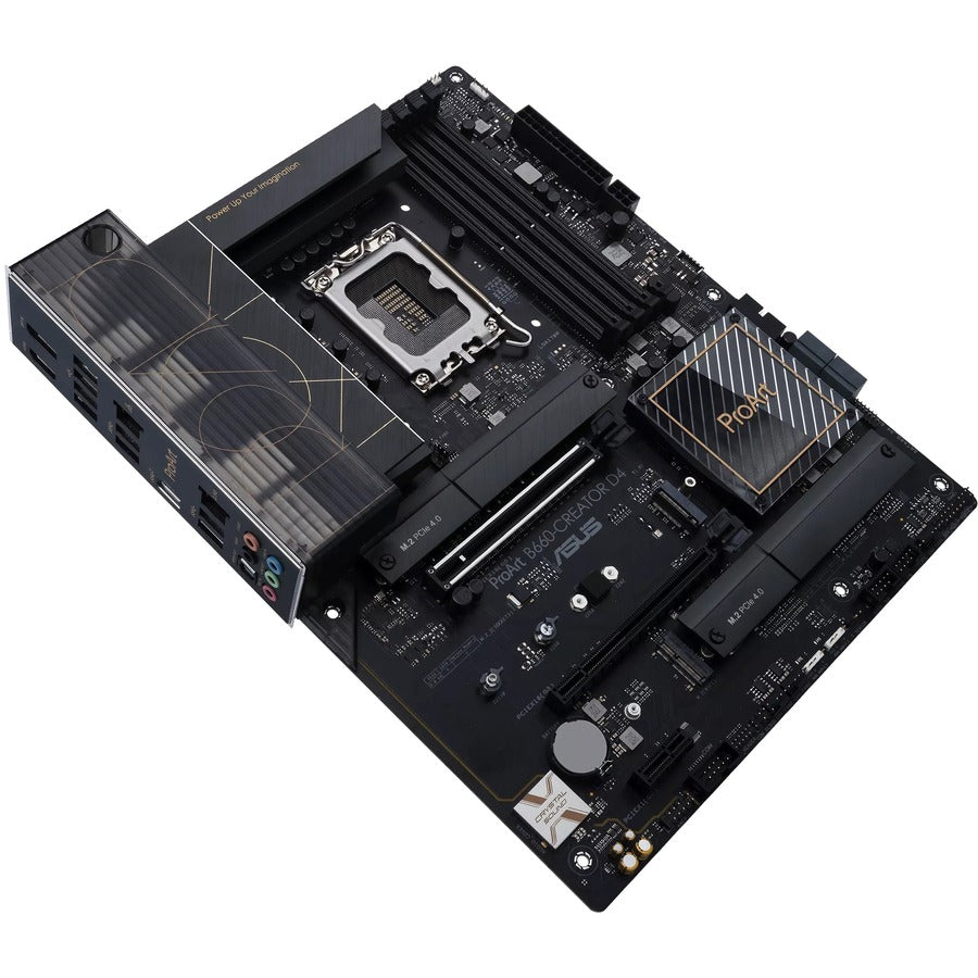 Asus ProArt B660-CREATOR D4 Desktop Motherboard - Intel B660 Chipset - Socket LGA-1700 - Intel Optane Memory Ready - ATX PROART B660-CREATOR D4