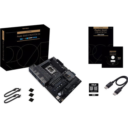 Asus ProArt B660-CREATOR D4 Desktop Motherboard - Intel B660 Chipset - Socket LGA-1700 - Intel Optane Memory Ready - ATX PROART B660-CREATOR D4