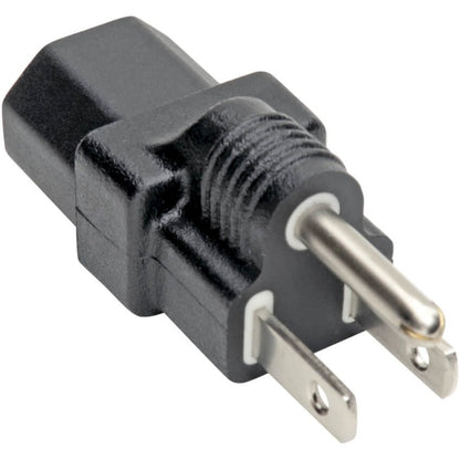 Tripp Lite NEMA 5-15P to C13 Power Cord Adapter - 10A, 125V, Black P006-000