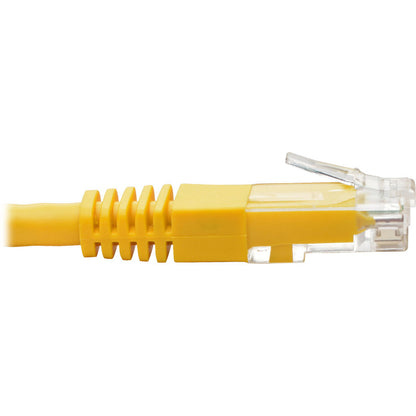 Tripp Lite Cat6 Gigabit Molded Patch Cable (RJ45 M/M), Yellow, 2 ft N200-002-YW