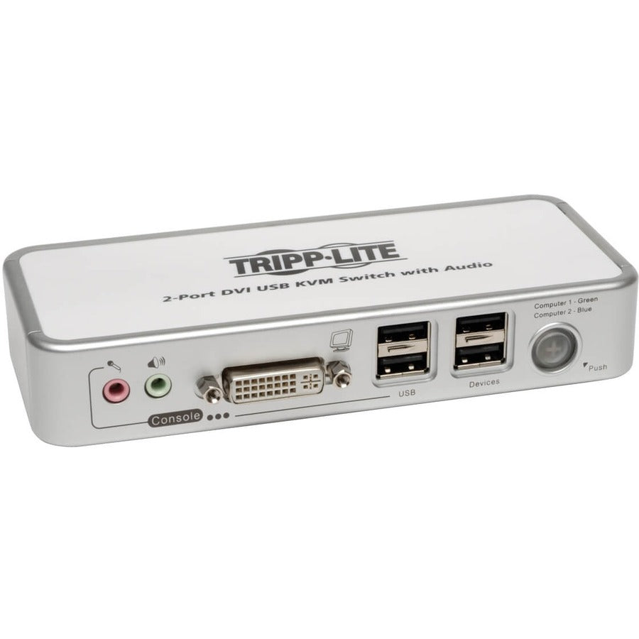 Tripp Lite B004-DUA2-K-R 2-Port DVI/USB KVM Switch B004-DUA2-K-R