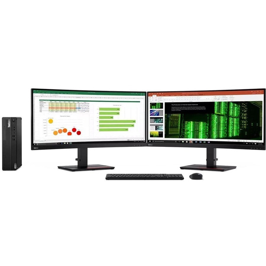 Lenovo ThinkCentre M75s Gen 2 11R8003KUS Desktop Computer - AMD Ryzen 3 PRO 5350G Quad-core (4 Core) 4 GHz - 8 GB RAM DDR4 SDRAM - 256 GB M.2 PCI Express NVMe x4 SSD - Small Form Factor - Black 11R8003KUS