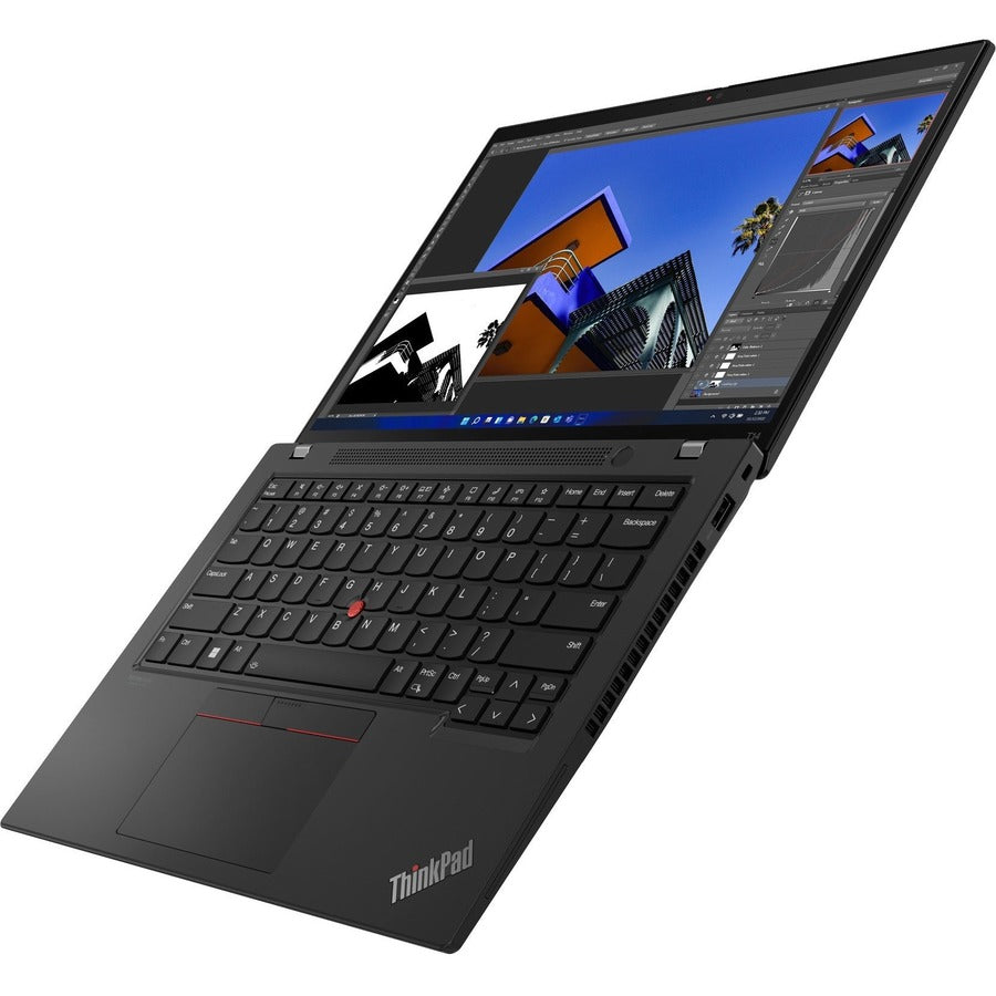 Lenovo ThinkPad T14 Gen 3 21CF000BCA 14" Notebook - WUXGA - 1920 x 1200 - AMD Ryzen 5 PRO 6650U Hexa-core (6 Core) 2.90 GHz - 16 GB Total RAM - 16 GB On-board Memory - 256 GB SSD - Thunder Black 21CF000BCA