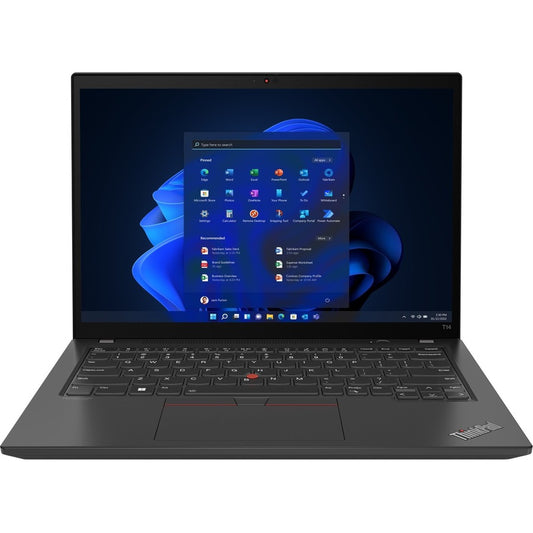 Lenovo ThinkPad T14 Gen 3 21AH00BLUS 14" Notebook - WUXGA - 1920 x 1200 - Intel Core i5 12th Gen i5-1245U Deca-core (10 Core) - 16 GB Total RAM - 8 GB On-board Memory - 512 GB SSD - Thunder Black 21AH00BLUS