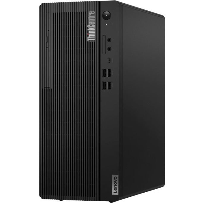 Lenovo ThinkCentre M80t Gen 3 11TE0004US Desktop Computer - Intel Core i5 12th Gen i5-12500 Hexa-core (6 Core) 3 GHz - 8 GB RAM DDR5 SDRAM - 256 GB M.2 PCI Express NVMe 4.0 SSD - Tower - Raven Black 11TE0004US