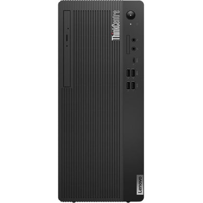 Lenovo ThinkCentre M80t Gen 3 11TE0004US Desktop Computer - Intel Core i5 12th Gen i5-12500 Hexa-core (6 Core) 3 GHz - 8 GB RAM DDR5 SDRAM - 256 GB M.2 PCI Express NVMe 4.0 SSD - Tower - Raven Black 11TE0004US