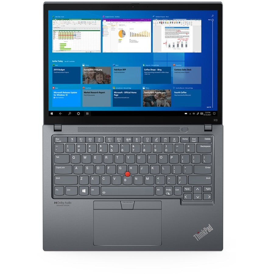 Lenovo ThinkPad X13 Gen 2 20XH005BUS 13.3" Touchscreen Notebook - WUXGA - 1920 x 1200 - AMD Ryzen 7 PRO 5850U Octa-core (8 Core) 1.90 GHz - 16 GB Total RAM - 512 GB SSD - Storm Gray 20XH005BUS