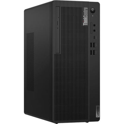 Lenovo ThinkCentre M80t Gen 3 11TE001EUS Desktop Computer - Intel Core i5 12th Gen i5-12500 Hexa-core (6 Core) 3 GHz - 16 GB RAM DDR5 SDRAM - 512 GB NVMe M.2 PCI Express PCI Express NVMe 4.0 x4 SSD - Tower - Black 11TE001EUS