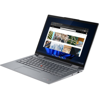 Lenovo ThinkPad X1 Yoga Gen 7 21CD000FUS 14" Touchscreen Convertible 2 in 1 Notebook - WUXGA - 1920 x 1200 - Intel Core i5 12th Gen i5-1240P Dodeca-core (12 Core) - 16 GB Total RAM - 16 GB On-board Memory - 256 GB SSD - Storm Gray 21CD000FUS