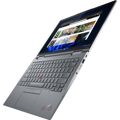 Lenovo ThinkPad X1 Yoga Gen 7 21CD000FUS 14" Touchscreen Convertible 2 in 1 Notebook - WUXGA - 1920 x 1200 - Intel Core i5 12th Gen i5-1240P Dodeca-core (12 Core) - 16 GB Total RAM - 16 GB On-board Memory - 256 GB SSD - Storm Gray 21CD000FUS