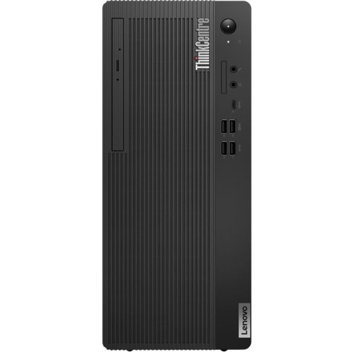 Lenovo ThinkCentre M80t Gen 3 11TE0013US Desktop Computer - Intel Core i5 12th Gen i5-12500 Hexa-core (6 Core) 3 GHz - 16 GB RAM DDR5 SDRAM - 256 GB NVMe M.2 PCI Express PCI Express NVMe 4.0 x4 SSD - Tower - Black 11TE0013US