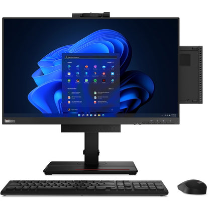 Lenovo ThinkCentre M80q Gen 3 11U10040US Desktop Computer - Intel Core i5 12th Gen i5-12500T Hexa-core (6 Core) 2 GHz - 8 GB RAM DDR5 SDRAM - 256 GB M.2 PCI Express NVMe 4.0 x4 SSD - Tiny - Black 11U10040US