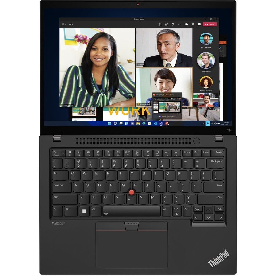 Lenovo ThinkPad T14 Gen 3 21CF003UUS 14" Touchscreen Notebook - WUXGA - 1920 x 1200 - AMD Ryzen 5 PRO 6650U Hexa-core (6 Core) 2.90 GHz - 16 GB Total RAM - 256 GB SSD - Black 21CF003UUS