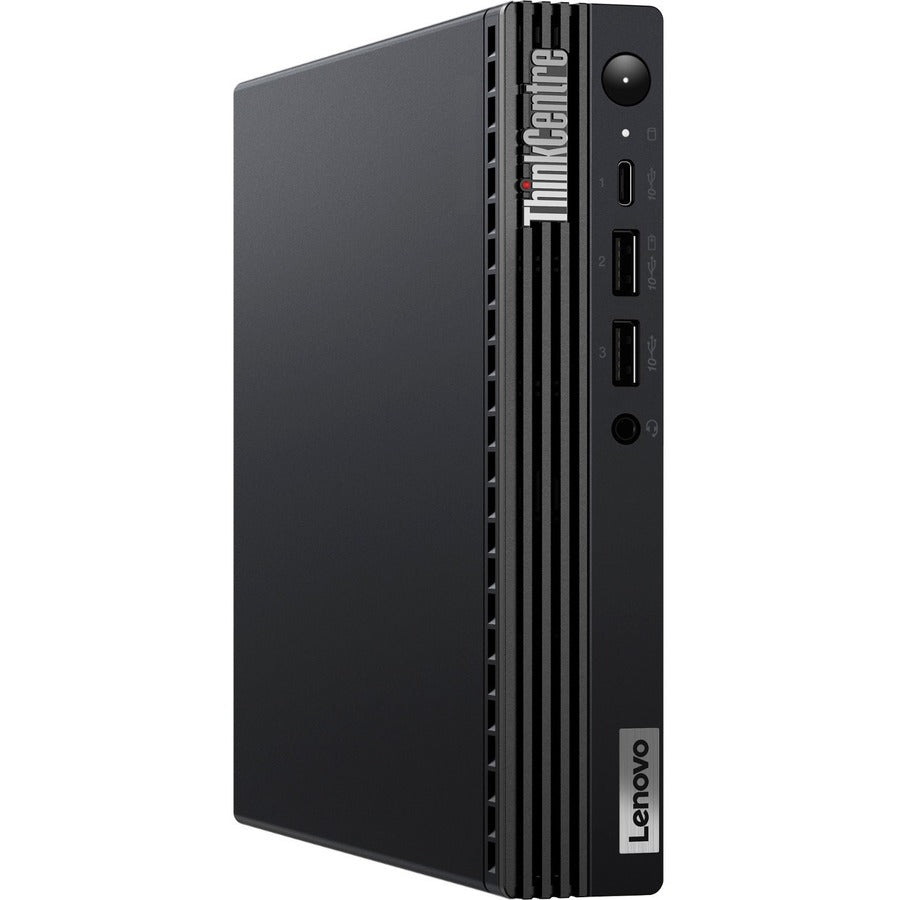 Lenovo ThinkCentre M80q Gen 3 11U1004XUS Desktop Computer - Intel Core i5 12th Gen i5-12500T Hexa-core (6 Core) 2 GHz - 16 GB RAM DDR5 SDRAM - 256 GB M.2 PCI Express NVMe 4.0 x4 SSD - Tiny - Black 11U1004XUS