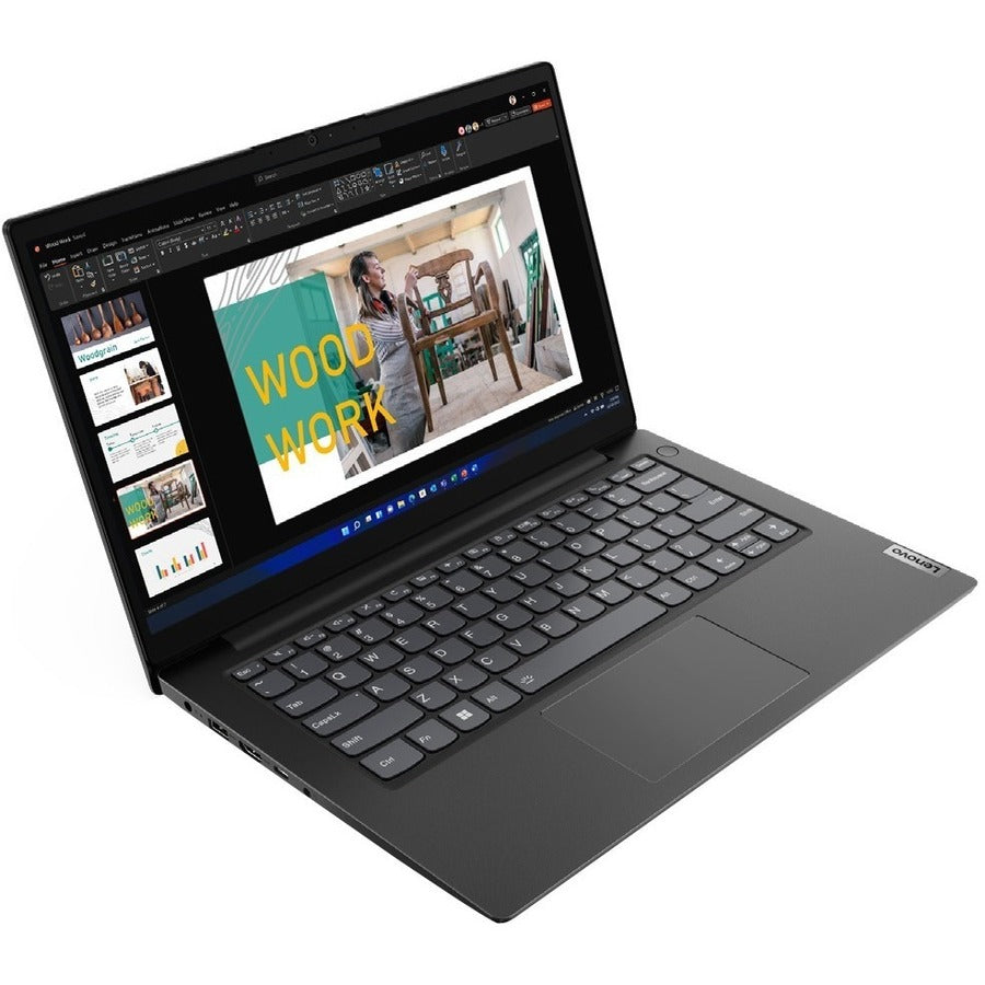 Lenovo V14 G3 ABA 82TU0006US 14" Notebook - Full HD - 1920 x 1080 - AMD Ryzen 3 5425U 2.70 GHz - 8 GB Total RAM - 256 GB SSD - Business Black 82TU0006US