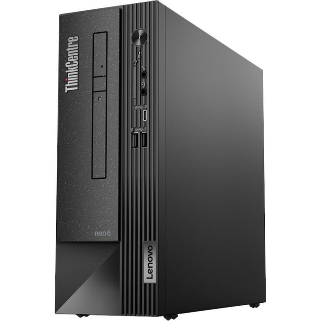 Lenovo ThinkCentre Neo 50s 11SX000FUS Desktop Computer - Intel Core i5 12th Gen i5-12400 Hexa-core (6 Core) - 8 GB RAM DDR4 SDRAM - Small Form Factor - Black 11SX000FUS