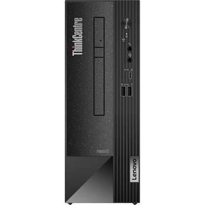 Lenovo ThinkCentre Neo 50s 11SX000FUS Desktop Computer - Intel Core i5 12th Gen i5-12400 Hexa-core (6 Core) - 8 GB RAM DDR4 SDRAM - Small Form Factor - Black 11SX000FUS