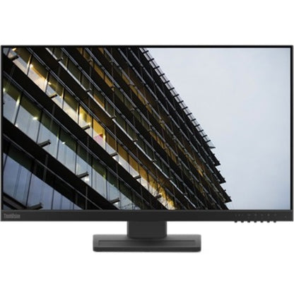 Lenovo ThinkVision E24-28 23.8" Full HD WLED LCD Monitor - 16:9 - Raven Black 62C8MAR4US