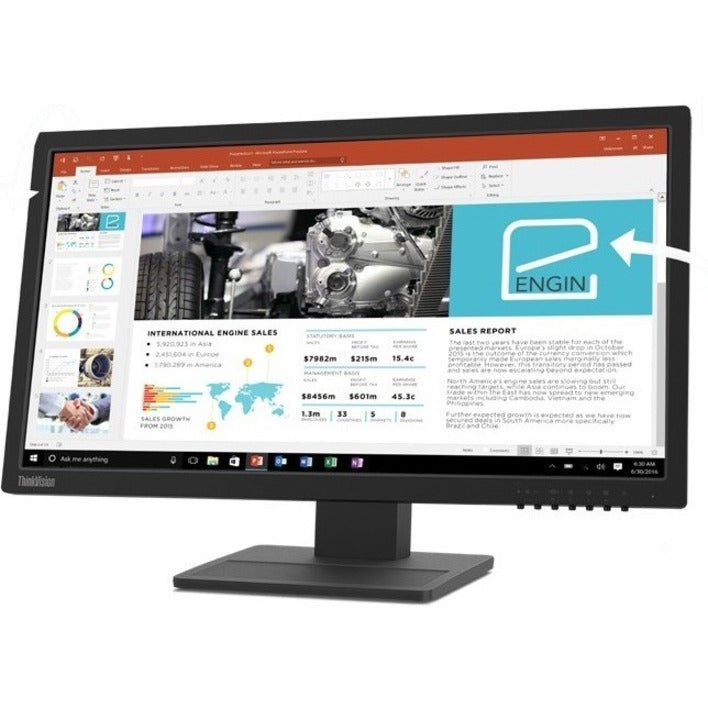 Lenovo ThinkVision E22-28 21.5" Full HD WLED LCD Monitor - 16:9 - Raven Black 62BAMAR4US