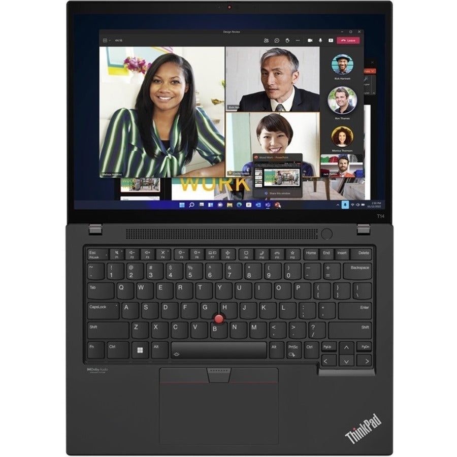 Lenovo ThinkPad T14 Gen 3 21AH00JNCA 14" Notebook - WUXGA - 1920 x 1200 - Intel Core i5 12th Gen i5-1245U Deca-core (10 Core) 1.60 GHz - 16 GB Total RAM - 16 GB On-board Memory - 512 GB SSD - Thunder Black 21AH00JNCA